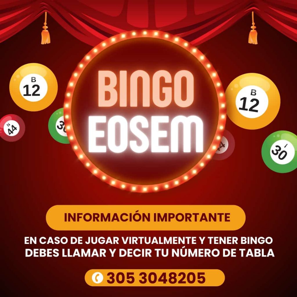 Recuerda que el día de hoy tenemos nuestro Bingo Solidario- Para la educación de los niños  de bajos recursos de nuestra Ciudad.
 
Inicia a las 7:00pm de la noche, también puedes acompañarnos en la plazoleta de la Basilica del Señor de Los Milagros de Buga Carrera 14 # 3 – 62

Dios bendiga a todas las personas que nos han ayudado colocando su granito de Arena para esta hermosa e increíble labor.😍